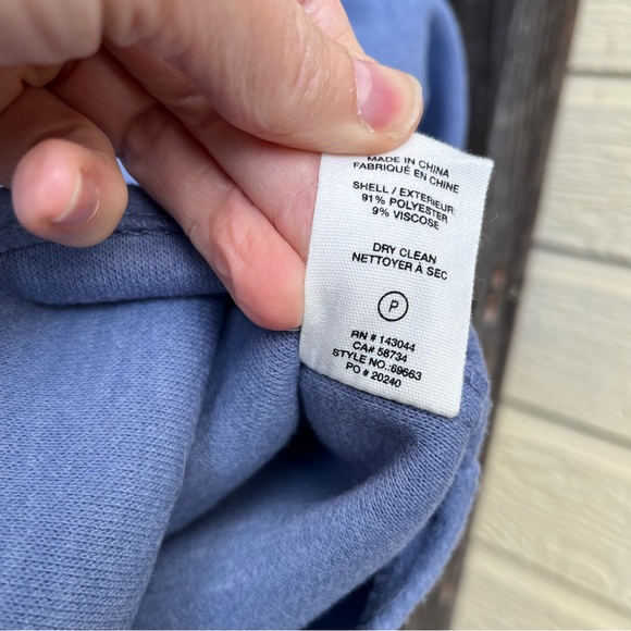 Avec Les Filles Blue Button Down Shirt Jacket Shacket Sz S - Picture 9 of 13